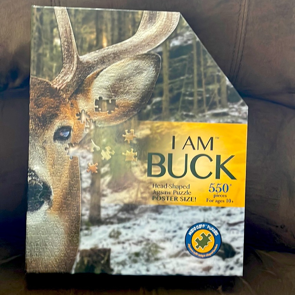 I AM BUCK. 550 piece puzzle. Brand New NWOT